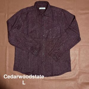 Chemise rouge Cedar Wood State - L