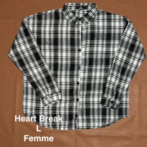 Chemise à carreaux Heart Break - L