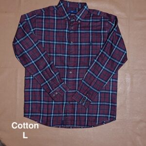 Chemise à carreaux Cotton - L