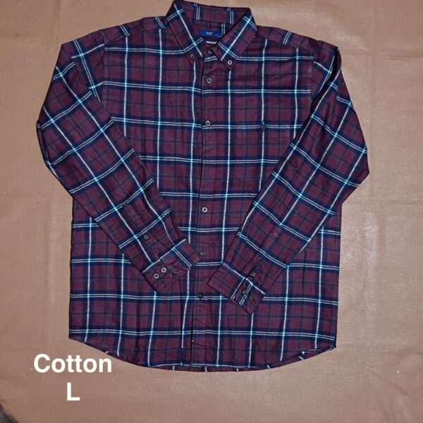 Chemise à carreaux Cotton - L