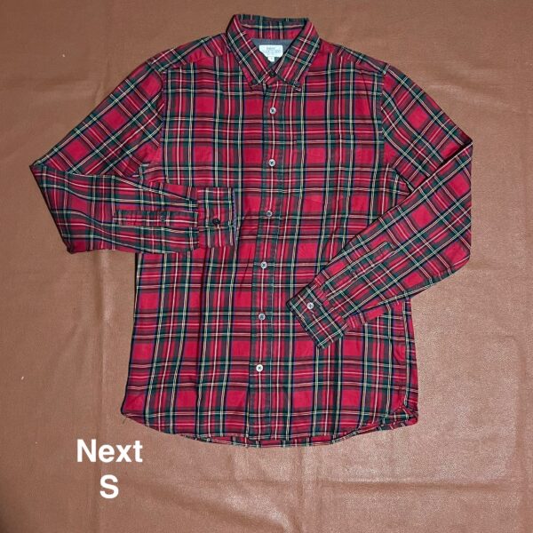 Chemise à carreaux Next - S