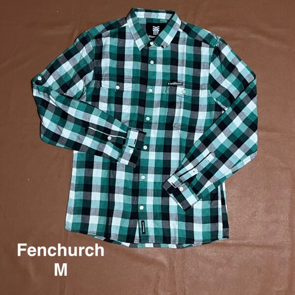 Chemise à carreaux Fenchurch - M