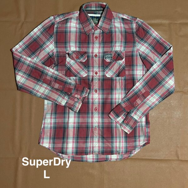 Chemise à rayure Suepr Dry - L