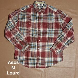 Chemise à carreaux lourd Asos - M