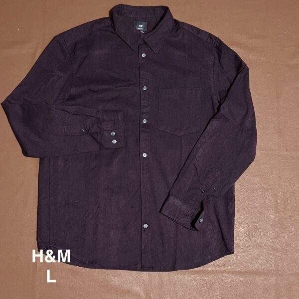 Chemise rouge nuit H&M - L