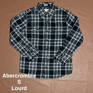 Chemise à carreaux Lourde Abercrombie - S
