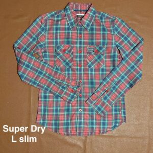 Chemise à carreaux Super Dry - L