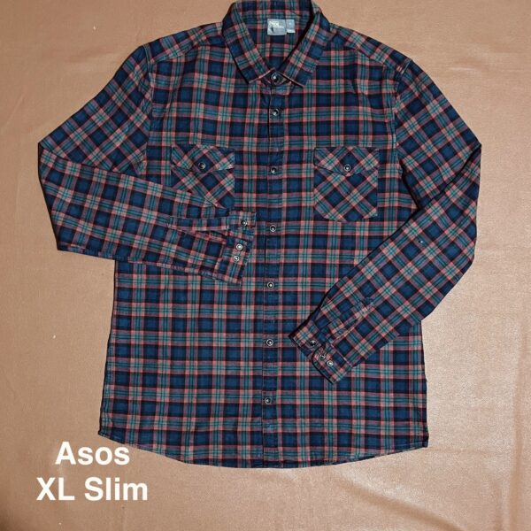 Chemise à carreaux Asos - XL Slim