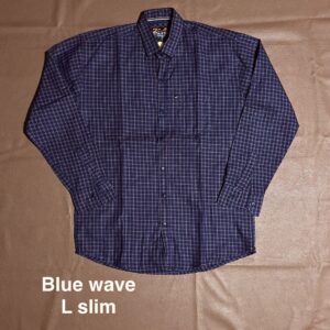 Chemise classique Blue wave - L