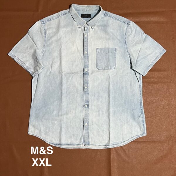 Chemise bleue ciel M&S - XXL
