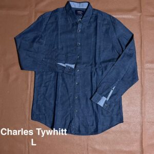 Chemise bleue nuit Charles Tywhitt - L
