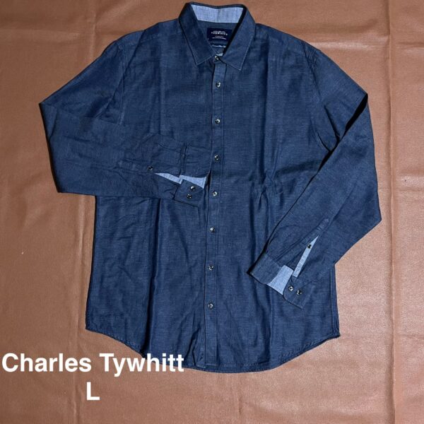 Chemise bleue nuit Charles Tywhitt - L