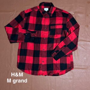 Chemise à carreaux H&M - M