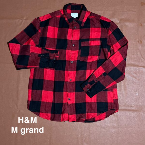Chemise à carreaux H&M - M