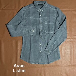 Chemise classique grise Asos - L