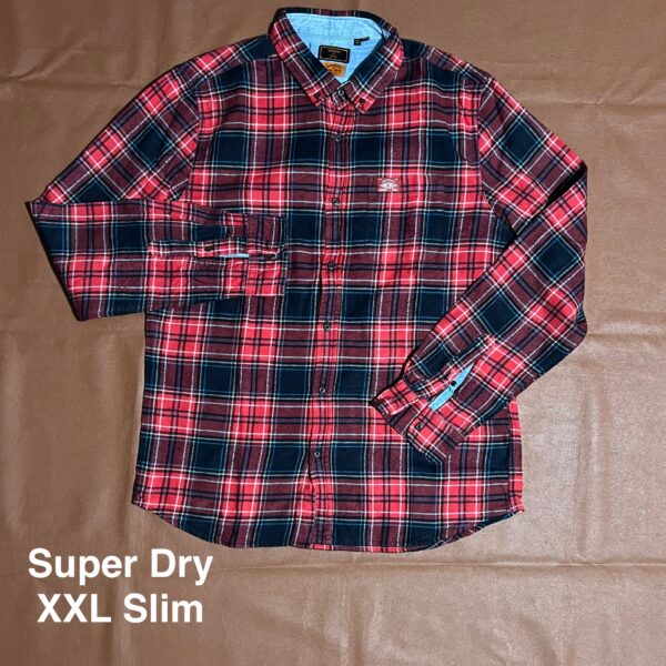 Chemise à carreaux Super Dry - XXL