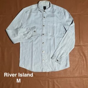 Chemise bleue ciel River Island - M