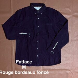 Chemise rouge bordeaux foncé Fatface - M