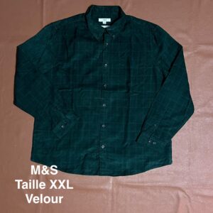 Chemise velour M&S - XXL