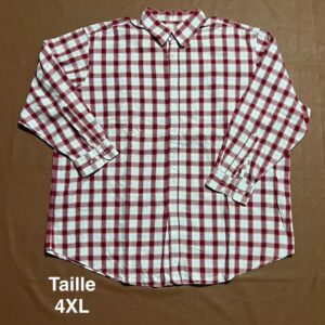 Chemise à carreaux - 4XL