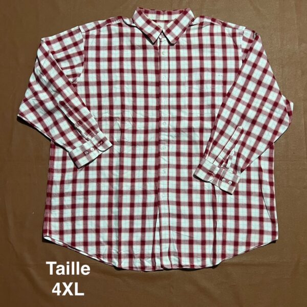Chemise à carreaux - 4XL