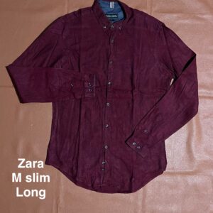 Chemise rouge Zara - M