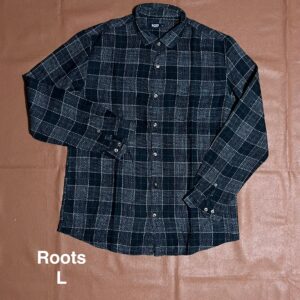 Chemise à carreaux Roots - L