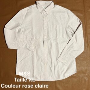 Chemise rose claire M&S - XL