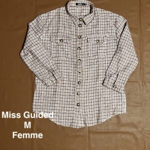 Chemise à rayures - M