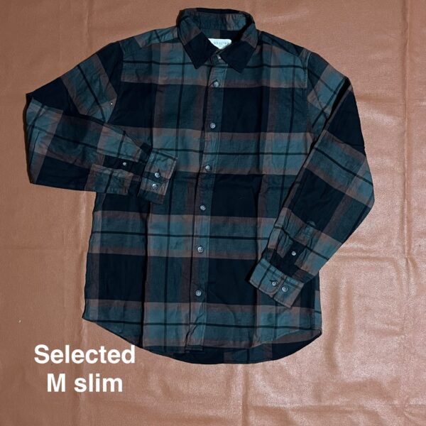 Chemise à carreaux Selected - M