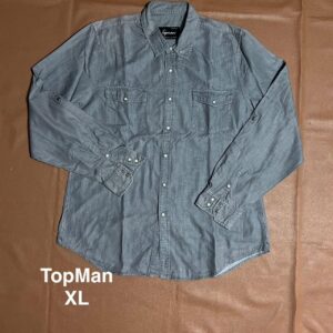 Chemise grise TopMan - XL